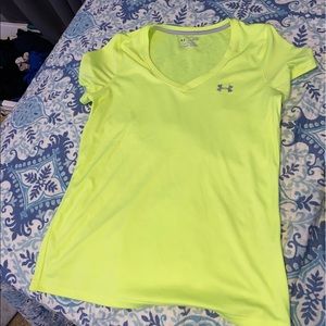 Neon yellow workout top!
